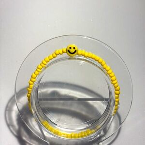 Yellow happy face bracelet